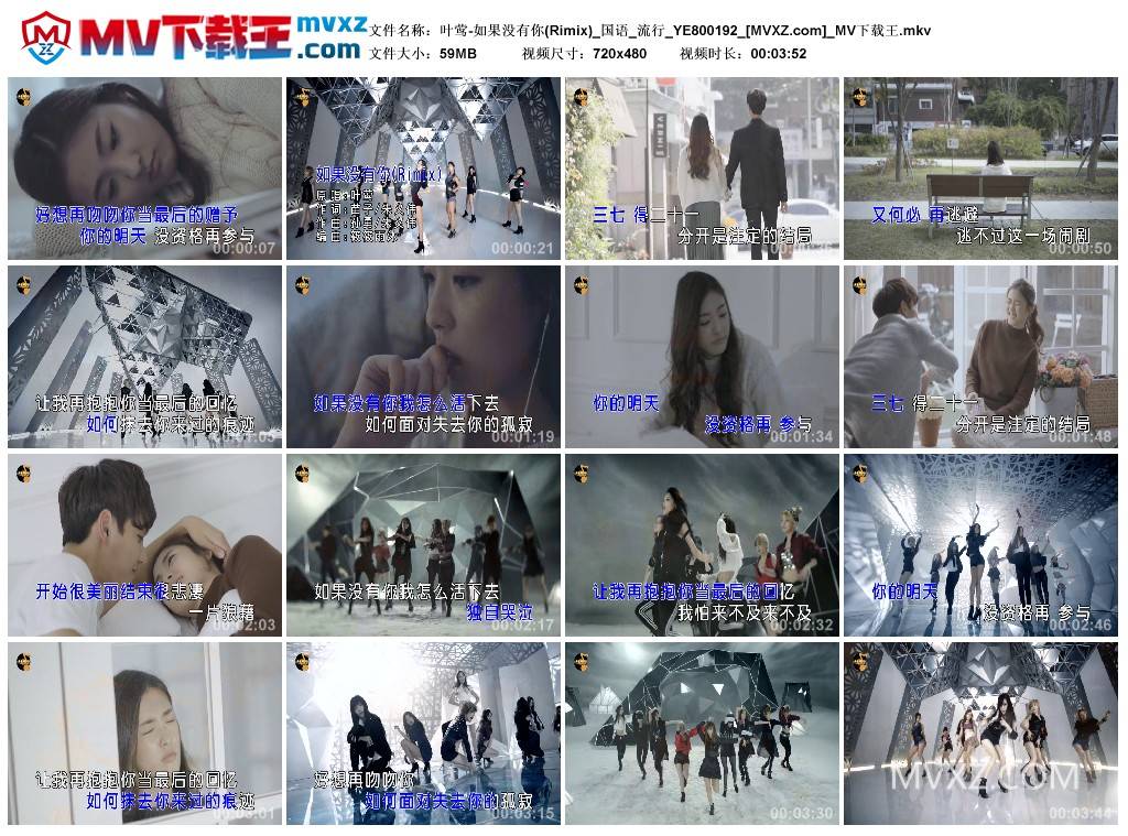 叶莺-如果没有你(Rimix)_国语_流行_YE800192